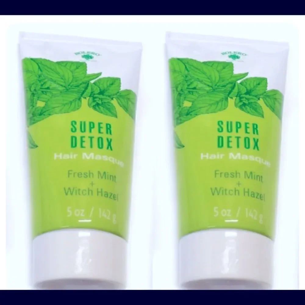 🛍Set Of 2 Pack Beverly Hills Super Detox Hair Masque fresh Mint + Witch 5 FLOZ